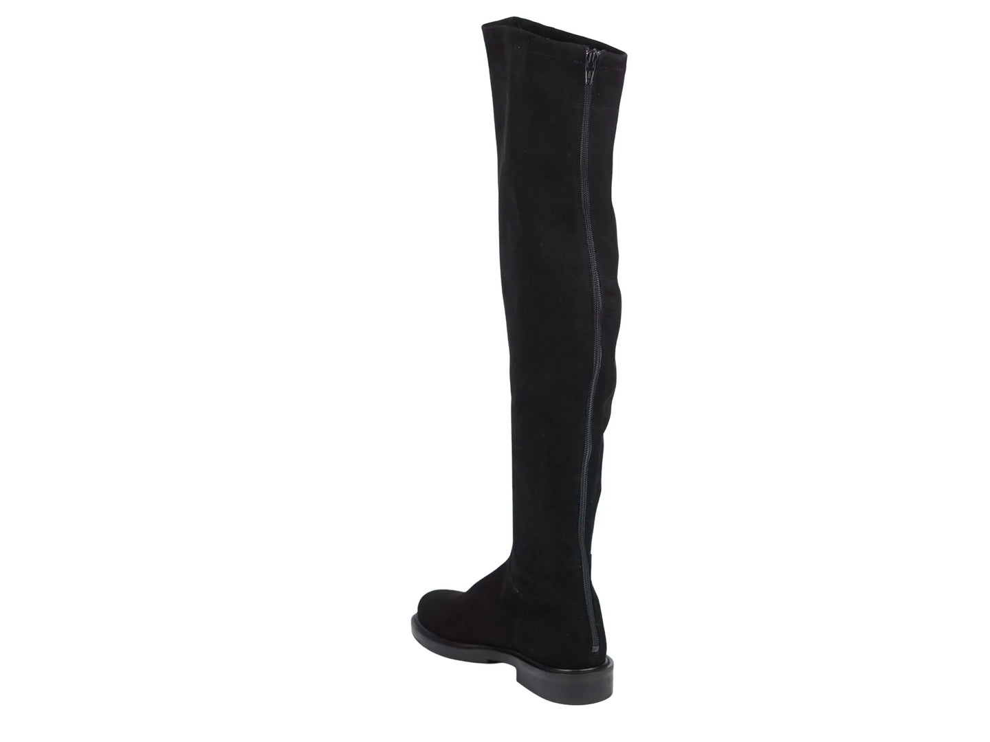 Stivale lonigro camoscio elasticizzato nero gambale alto